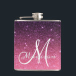 Monogram Ombre Rosa Lila Glitterpresent Fickplunta<br><div class="desc">Denna design skapades genom digital konst. Den kan anpassas i det angivna området genom att byta foto och/eller text. Den kan också anpassas ytterligare genom att välja alternativet "klicka för att anpassa ytterligare" och ta bort eller ändra bakgrundsfärgen, lägga till text, ändra textfärg eller stil, eller ta bort texten för...</div>