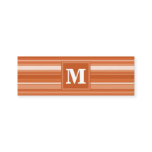 Monogram orange rand