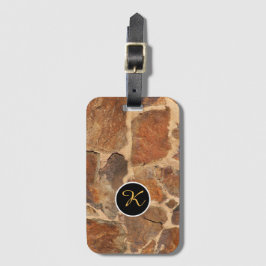 Monogram över Anpassningsbarna för geologisk struk Bagagebricka