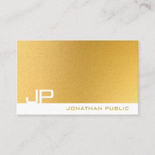 Monogram över den moderna Professionellen elegant Visitkort