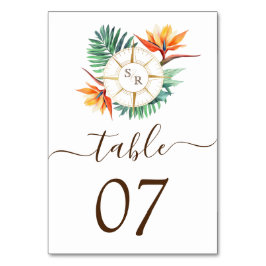 Monogram över målvärldskarta för bröllop-kompass bordsnummer