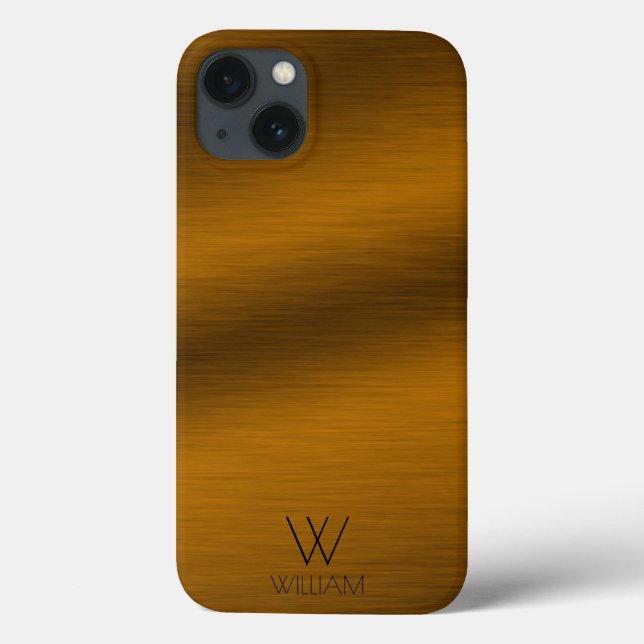 Monogram över minimalistisk Personlig av borstad k (Baksida)