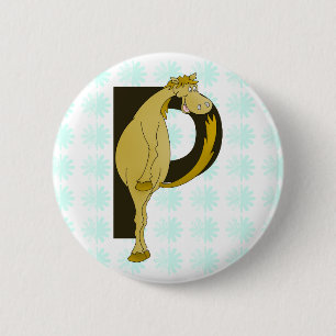 Monogram P Flexible Foal Personlig Knapp