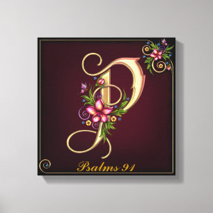 Monogram P Premium Wrapped Canvas (glapp)