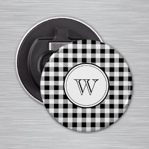 Monogram på Buffalo Check 2.25-in Magnet Flasköppnare