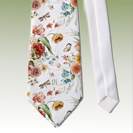 Monogram på färgglad stilleben med blommor Konst V Slips