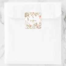 Monogram pastell rosa baby himmel baby blommig des