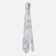 Monogram Pastell Rutig Tartan Pulverblå Kräm