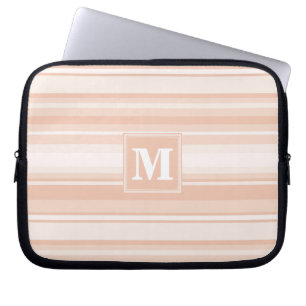 Monogram peach rand laptop fodral