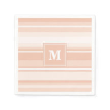 Monogram peach rand