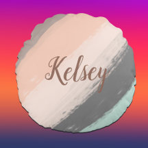 Monogram-penseldrag färgstarka |