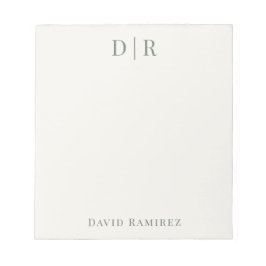 Monogram Personalized Add your own Name Minimal Anteckningsblock