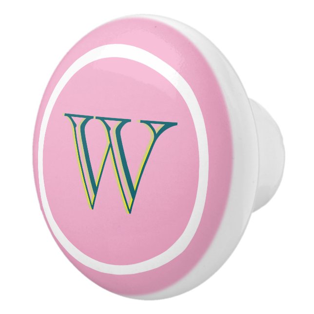 Monogram Personalized Drawer Handles Pulls Knobs  Knopp (Höger)