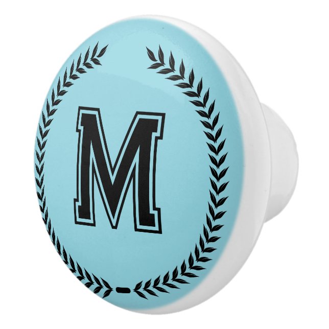 Monogram Personalized Drawer Handles Pulls Knobs  Knopp (Höger)