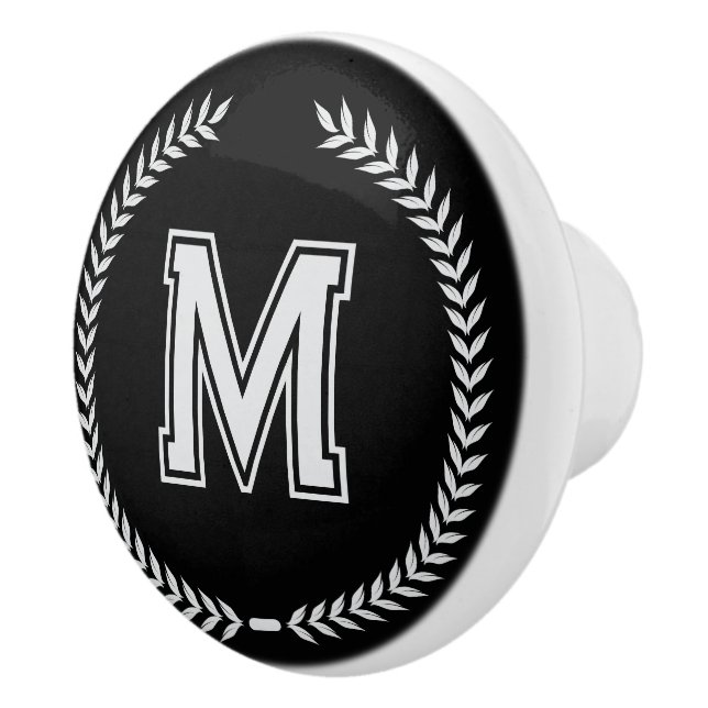 Monogram Personalized Drawer Handles Pulls Knobs  Knopp (Höger)