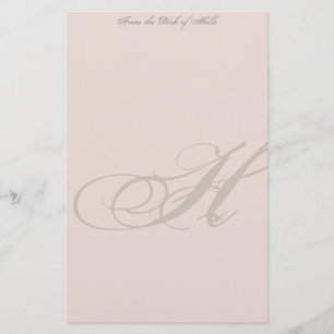Monogram-Personlig Brevpapper
