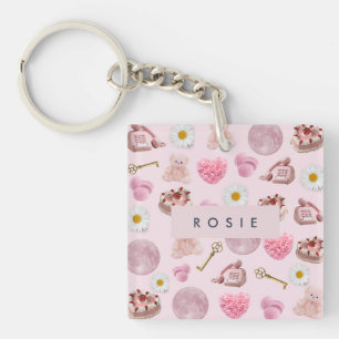 Monogram Personlig Coquette Vintage Seashell