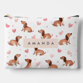 Monogram Personlig Cute Dachshund Hund