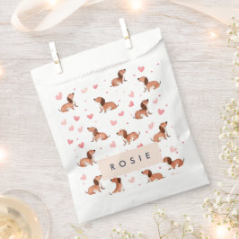 Monogram Personlig Cute Dachshund Hund