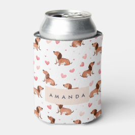 Monogram Personlig Cute Dachshund Hund
