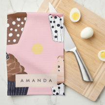 Monogram Personlig Cute Sweet Cupaka