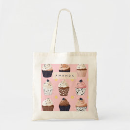 Monogram Personlig Cute Sweet Cupaka Tygkasse