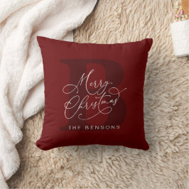 Monogram Personlig God jul Kudde