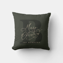 Monogram Personlig God jul Kudde