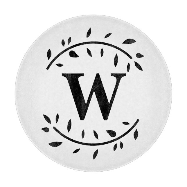 Monogram Personlig Löv utandningsorgan för (Framsidan)