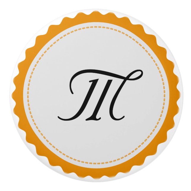 Monogram Personlig Modern #5 Knopp (Framsidan)