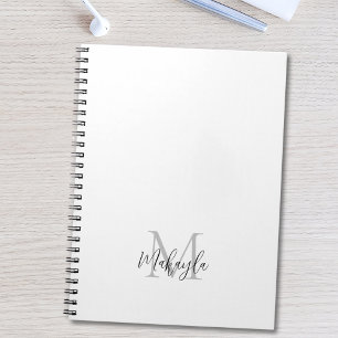 Monogram Personlig Namn Anteckningsbok