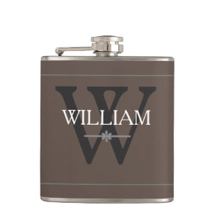 Monogram Personlig Namn Classic Tan Fickplunta