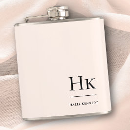 Monogram Personlig  Rosa Chic Bachelorette Fickplunta