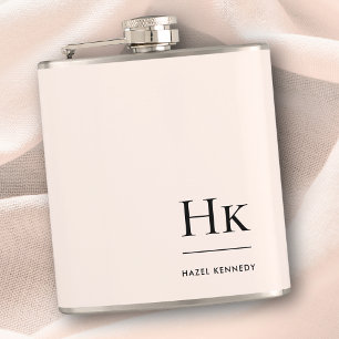 Monogram Personlig Rosa Chic Möhippa Fickplunta