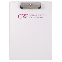 Monogram Personlig Rosa - första Urklipp