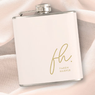 Monogram Personlig Rosa Guld Chic Möhippa Fickplunta