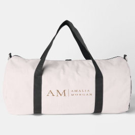 Monogram Personlig Rosa initialt och Namn