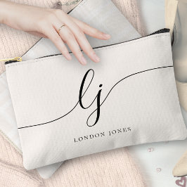 Monogram Personlig Script Initial Namn Play
