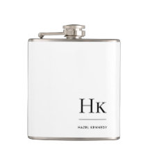 Monogram Personlig White Monogrammed