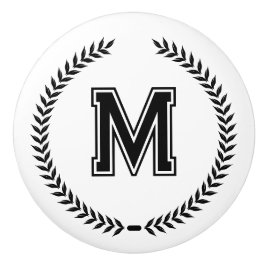 Monogram Personliga Skåpshandtag Draghandtag Knopp