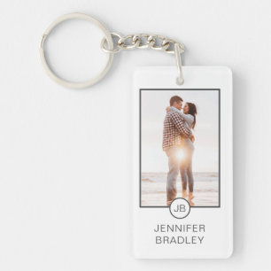 Monogram Photo Anpassningsbar Photo Personlig Namn