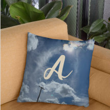 Monogram Photo Light blue cloudy Himlar med Sundog