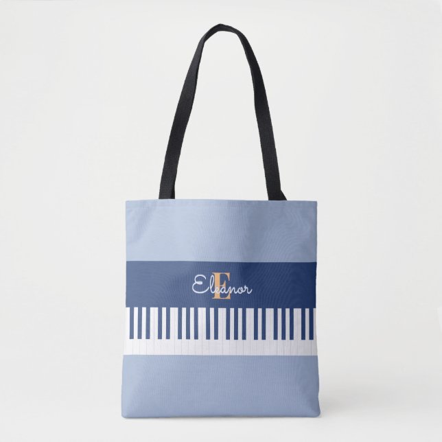 Monogram Pianotangentbord Musikalisk Tangentbord M Tygkasse (Framsida)