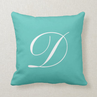 Monogram Pillow för Brev Kudde