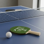 Monogram pingisracket<br><div class="desc">Denna design kan anpassas i det tillgängliga området genom att byta foto och/eller text. Eller så kan den anpassas ytterligare genom att klicka på "Anpassa denna mall" och sedan välja alternativet "klicka för att anpassa ytterligare" och ta bort eller ändra bakgrundsfärgen, lägga till text, ändra textens färg eller stil, eller...</div>