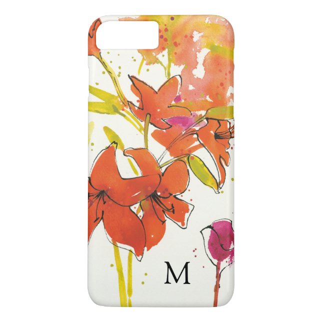 Monogram | plommonet av liten pastej Case-Mate iPhone skal (Baksida)