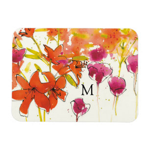 Monogram plommonet av liten pastej magnet
