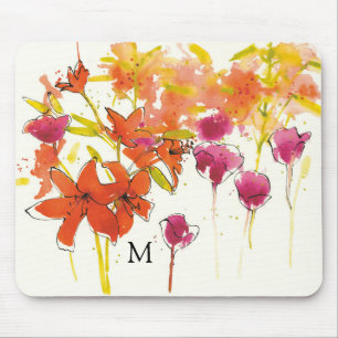 Monogram plommonet av liten pastej musmatta