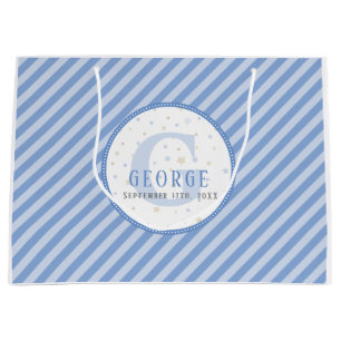 Monogram Pojke Blue Large Gift Bag