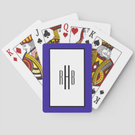 Monogram Pokerkort Present till Pappa Casinokort